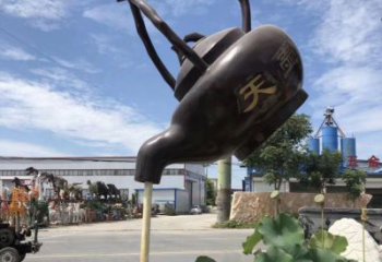 玻璃钢喷泉雕塑美丽、壮观的景观