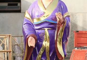 玻璃钢宗教庙宇彩绘八仙神像