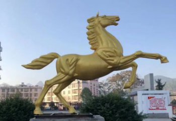 不锈钢城市广场的马雕塑——一个给城市带来新鲜感的艺术作品