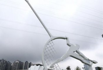 不锈钢羽毛球雕塑——激发你的运动热情