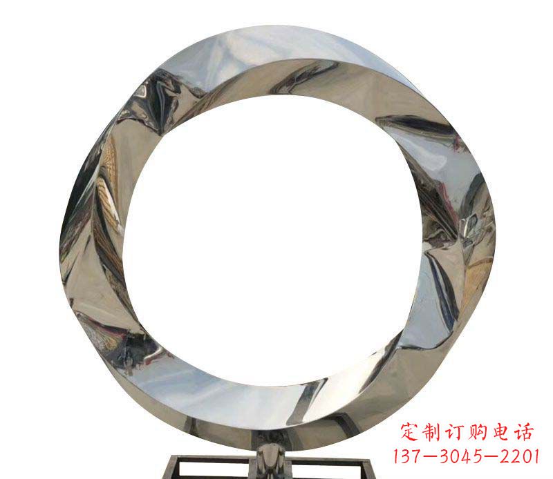 不锈钢抽象圆环