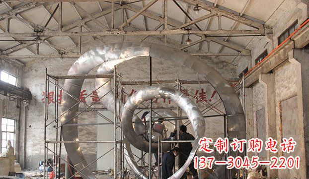 不锈钢抽象造型雕塑 (3)