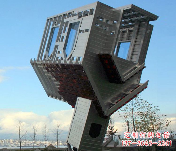 不锈钢创意雕塑 (2)