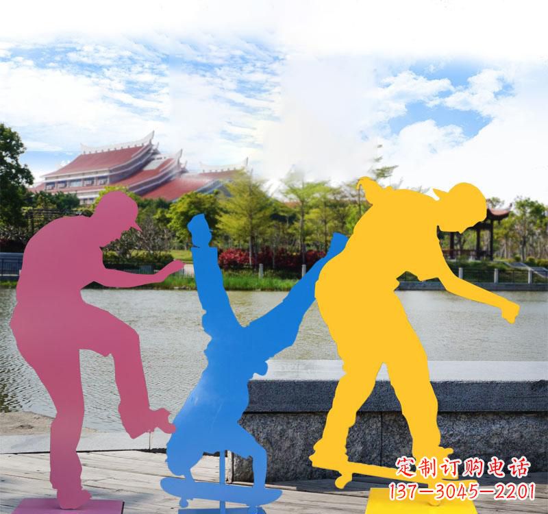 不锈钢创意公园雕塑