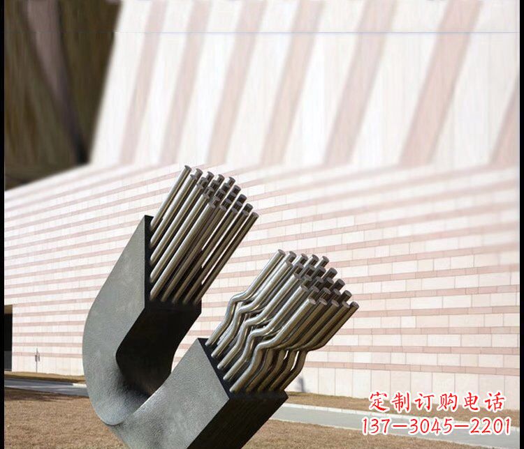 磁铁雕塑 - 不锈钢/磁铁/公园/景观 磁铁雕塑 - 不锈钢/磁铁/公园/景观