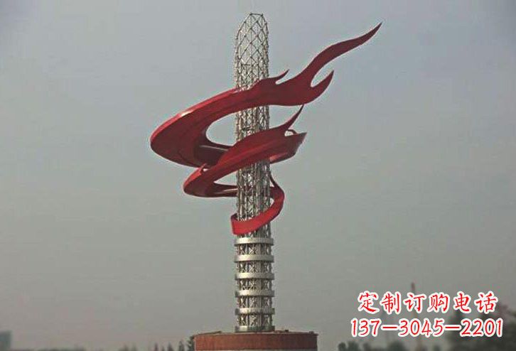 火炬雕塑 - 不锈钢/大型/抽象/火炬 火炬雕塑 - 不锈钢/大型/抽象/火炬
