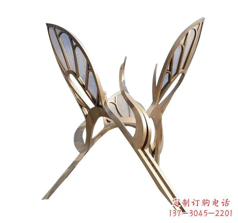 仙鹤雕塑 - 不锈钢/大型/抽象/仙鹤 仙鹤雕塑 - 不锈钢/大型/抽象/仙鹤