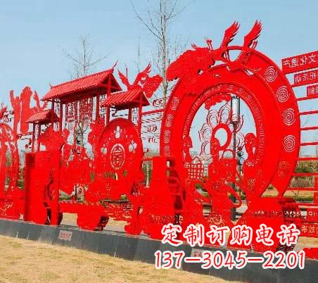 党旗雕塑 - 不锈钢/党旗/党建 党旗雕塑 - 不锈钢/党旗/党建