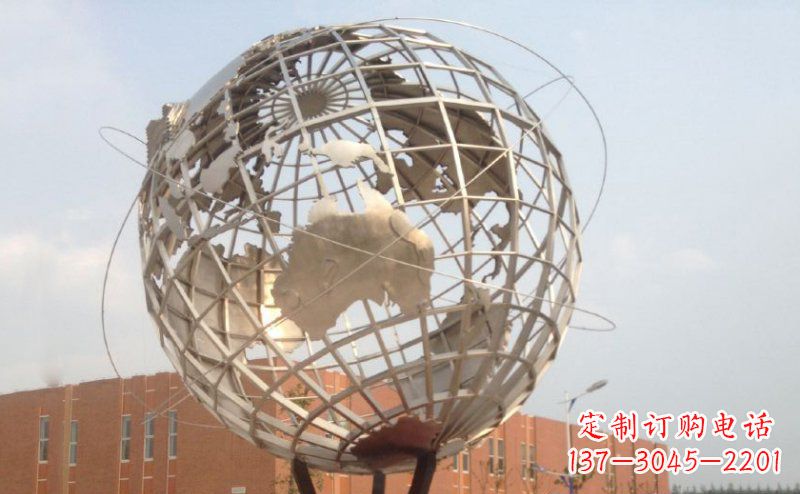 不锈钢地球雕塑——一件集美丽与坚固于一身的艺术品 不锈钢地球雕塑——一件集美丽与坚固于一身的艺术品