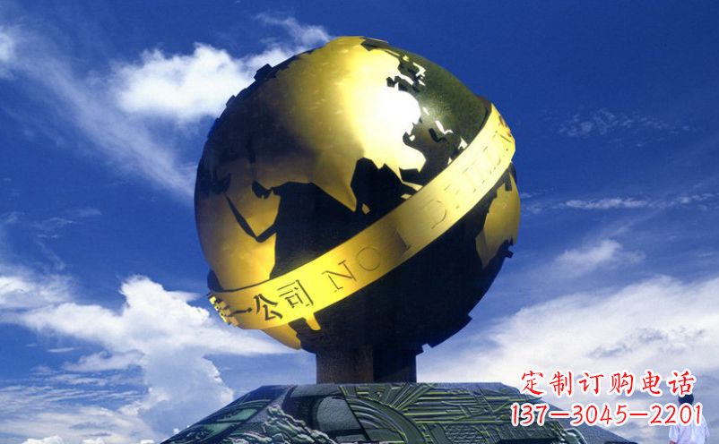 不锈钢地球雕塑传承持久的环保理念 不锈钢地球雕塑传承持久的环保理念