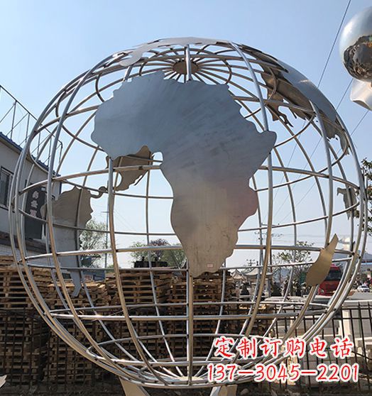 地球仪雕塑 - 不锈钢/地球仪/景观 地球仪雕塑 - 不锈钢/地球仪/景观
