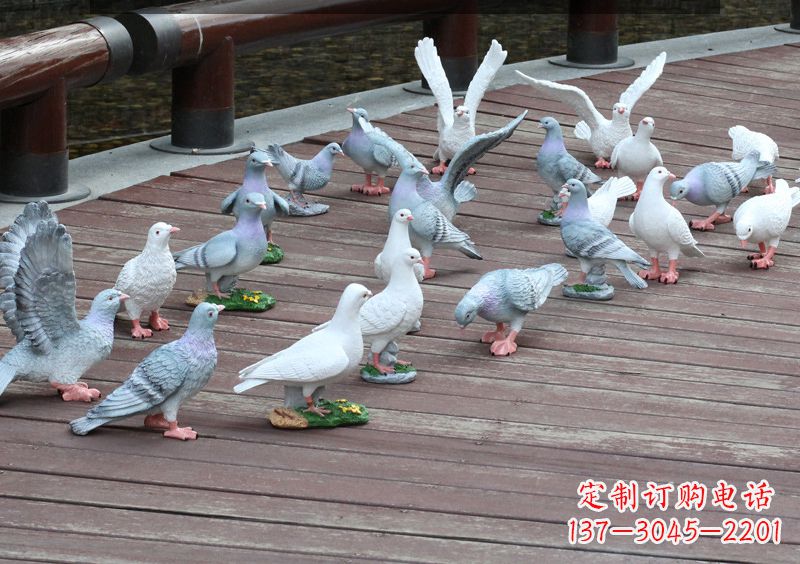 不-锈-钢-雕-塑-鸽子