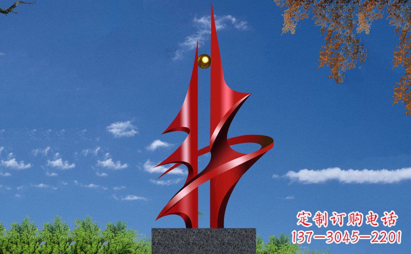 不-锈-钢-雕-塑-希望之星