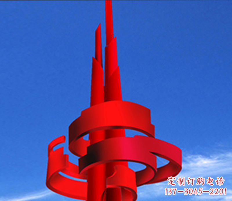 不锈钢发展企业景观雕塑