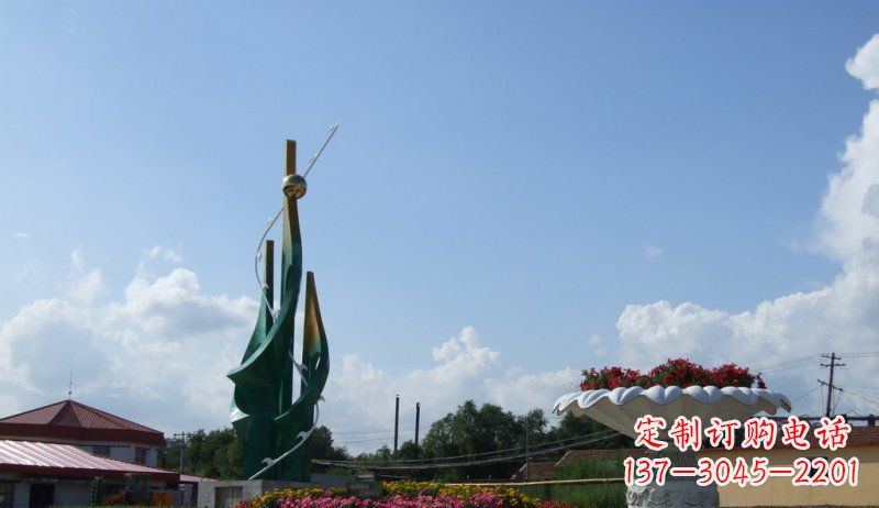 不锈钢发展园林雕塑