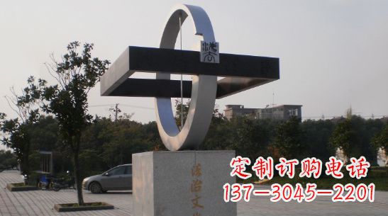 不锈钢法制公园雕塑