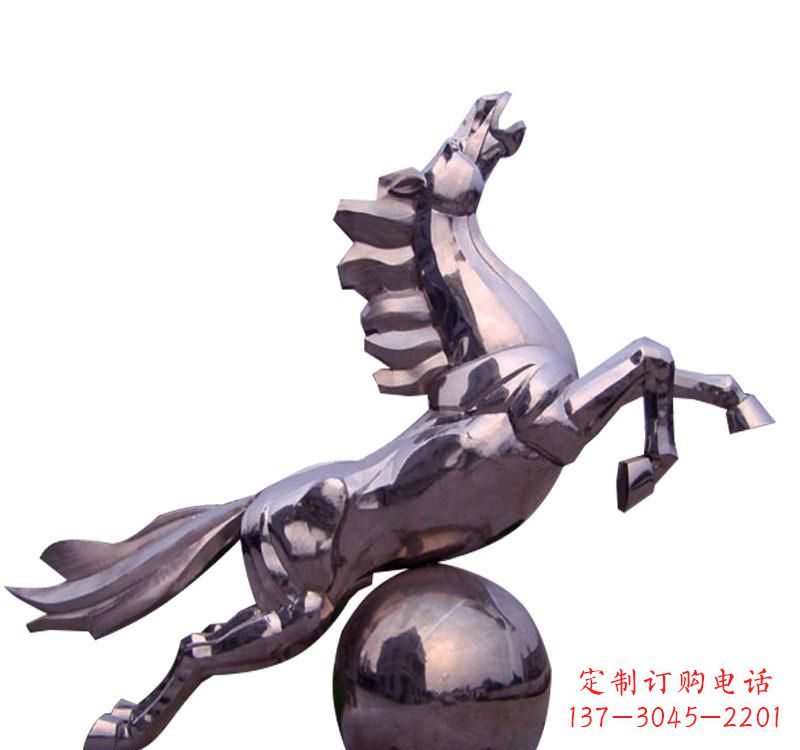 不锈钢飞马城市雕塑