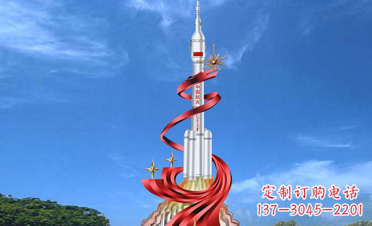 不锈钢飞天雕塑广场景观雕塑