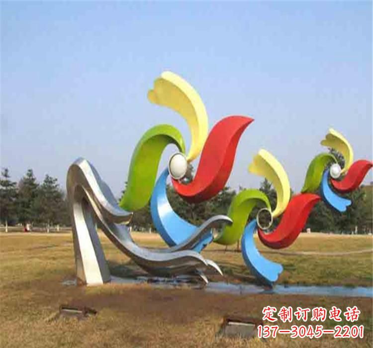 不锈钢风车雕塑