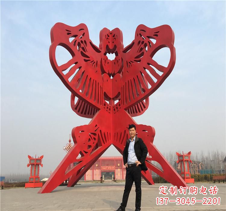 不锈钢风筝雕塑