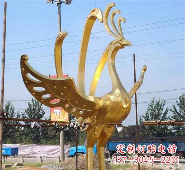 不锈钢凤凰雕塑