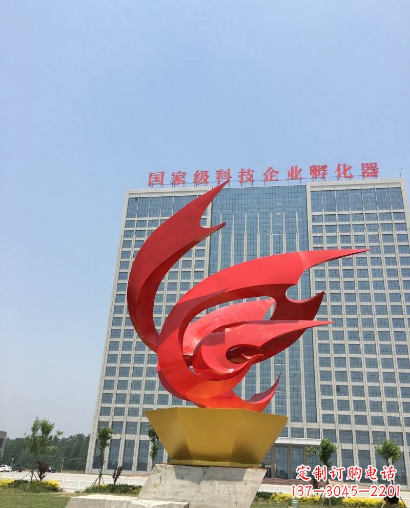 不锈钢凤凰雕塑222