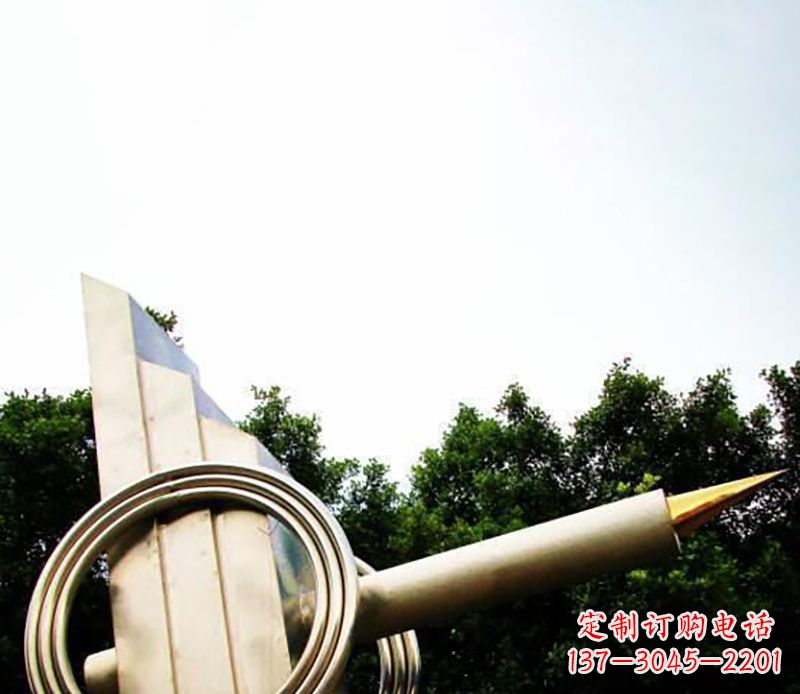 不锈钢钢笔雕塑