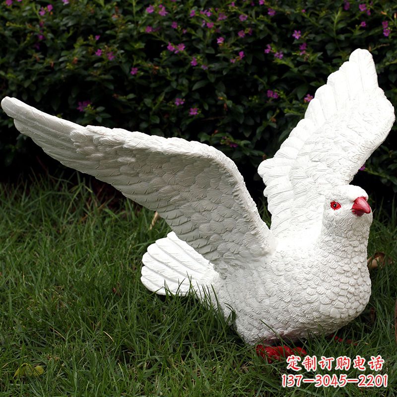 不锈钢鸽子雕塑