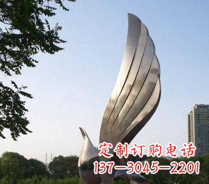 不锈钢鸽子雕塑2