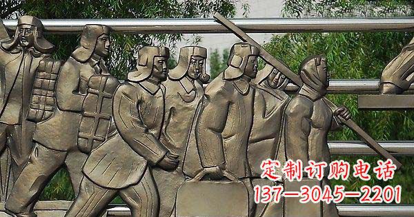 不锈钢工人人物雕塑
