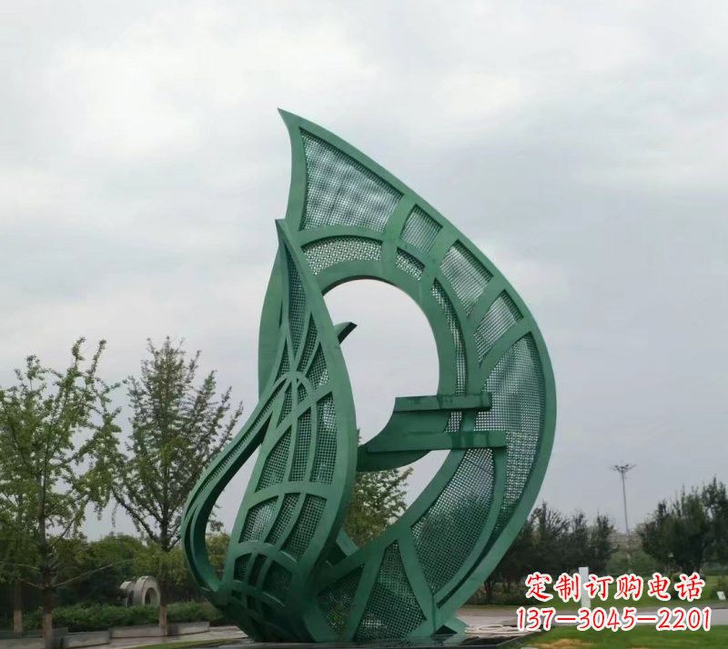 不锈钢大型镂空树叶雕塑精美绝伦 不锈钢大型镂空树叶雕塑精美绝伦