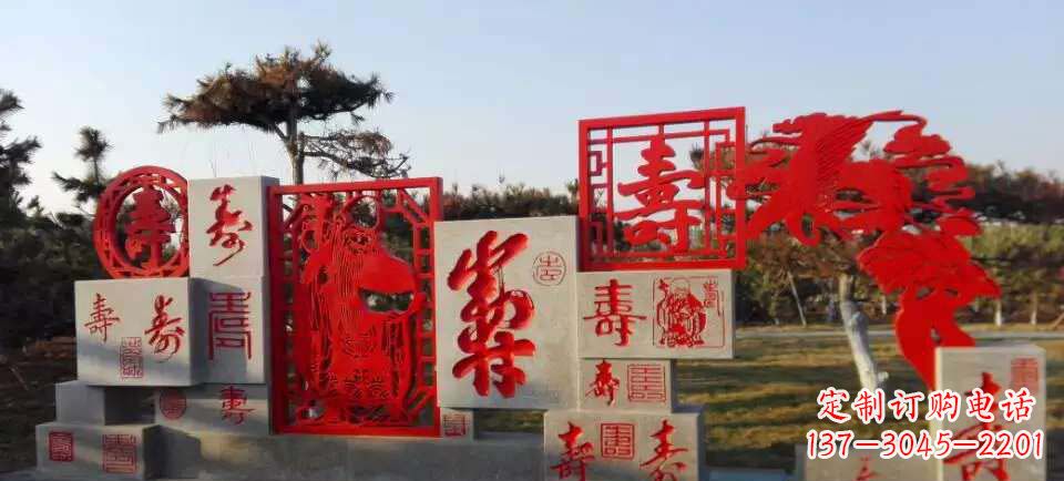 福禄寿雕塑不锈钢公园的精美礼物 福禄寿雕塑不锈钢公园的精美礼物