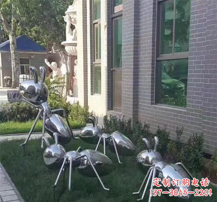 不锈钢蚂蚁雕塑—精致细腻的艺术品 不锈钢蚂蚁雕塑—精致细腻的艺术品