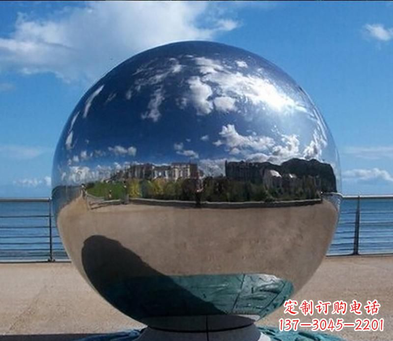 不锈钢公园球形景观雕塑