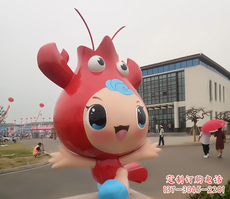 不锈钢公园糖宝卡通人物雕塑