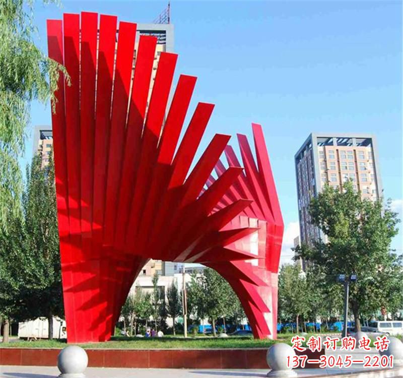 不锈钢拱门雕塑