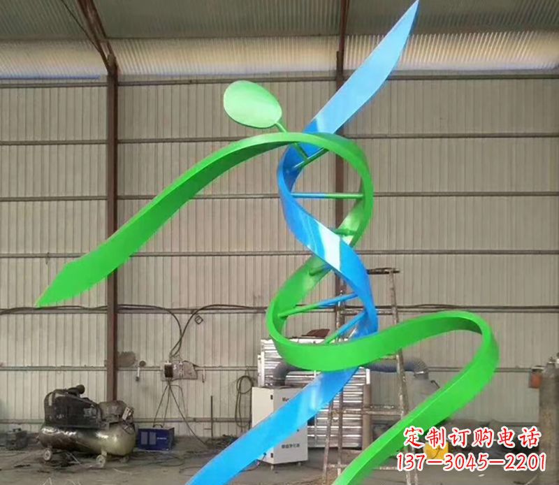 不锈钢广场彩带