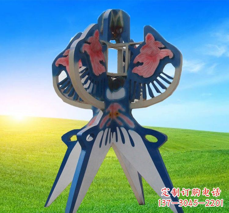 不锈钢广场抽象风筝雕塑