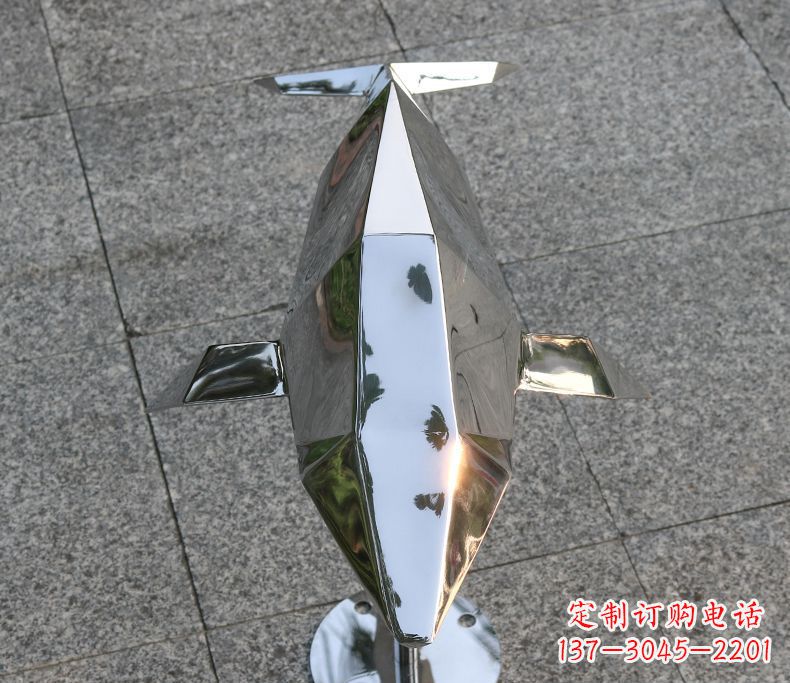 海豚雕塑 - 不锈钢/广场/抽象/海豚 海豚雕塑 - 不锈钢/广场/抽象/海豚
