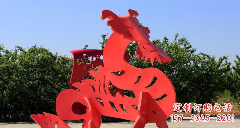 不锈钢貔貅雕塑为广场增添美感 不锈钢貔貅雕塑为广场增添美感