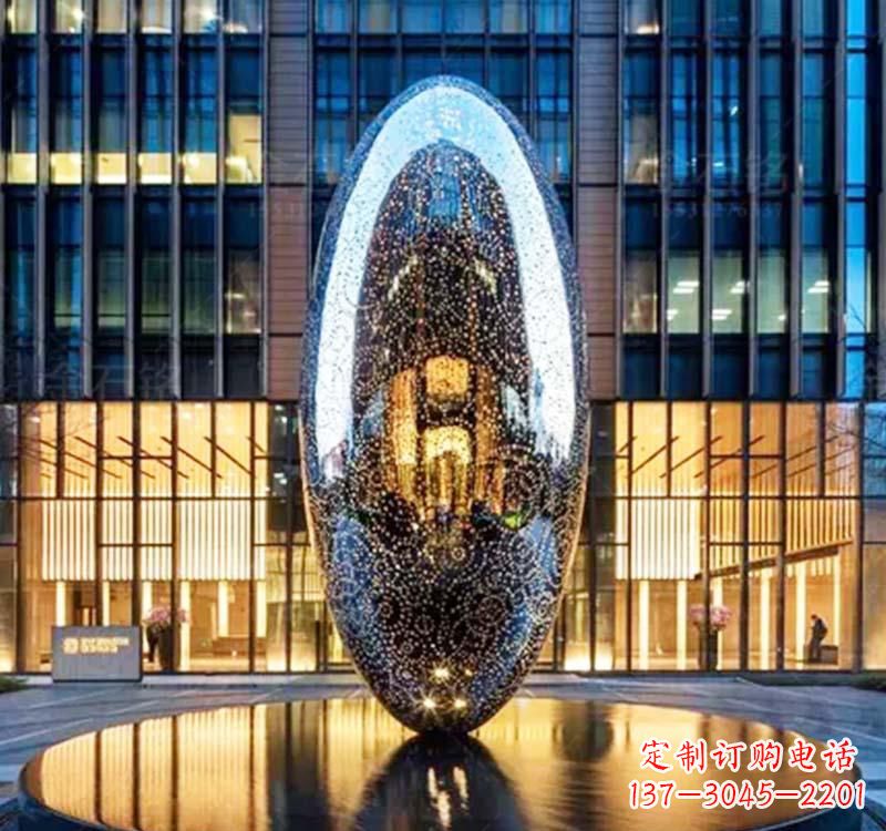 圆环雕塑 - 不锈钢/广场/抽象/圆环 圆环雕塑 - 不锈钢/广场/抽象/圆环