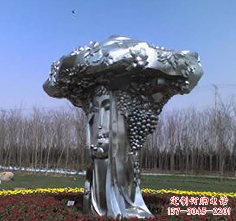 不锈钢广场创意抽象雕塑