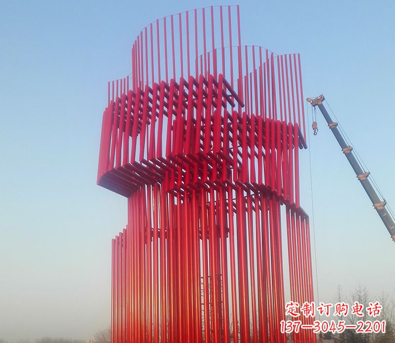 不锈钢广场大型景观雕塑