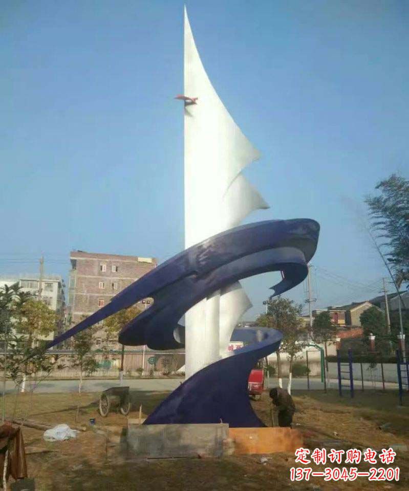 不锈钢广场景观造型雕塑