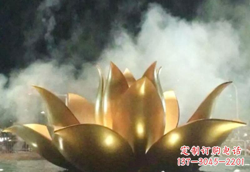 莲花雕塑 - 不锈钢/广场/莲花/喷泉 莲花雕塑 - 不锈钢/广场/莲花/喷泉