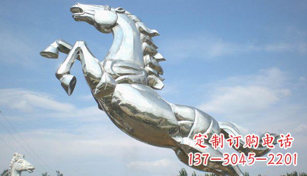 不锈钢广场马雕塑