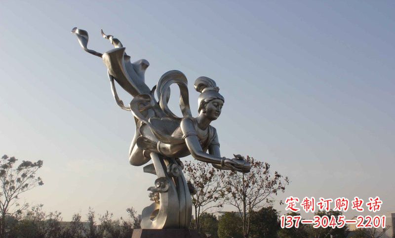 蟠桃雕塑 - 不锈钢/广场/蟠桃/仙女 蟠桃雕塑 - 不锈钢/广场/蟠桃/仙女