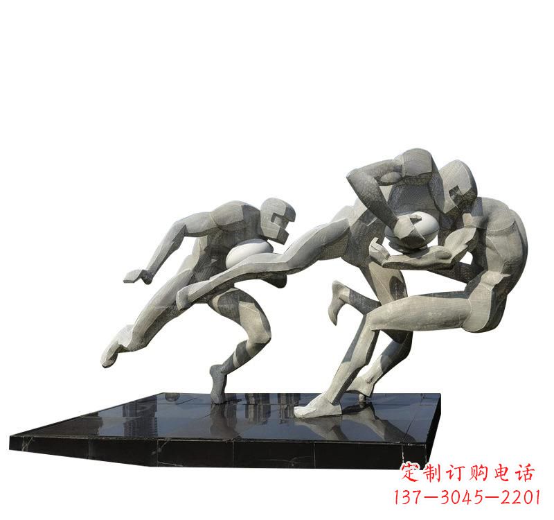 不锈钢广场人物雕塑
