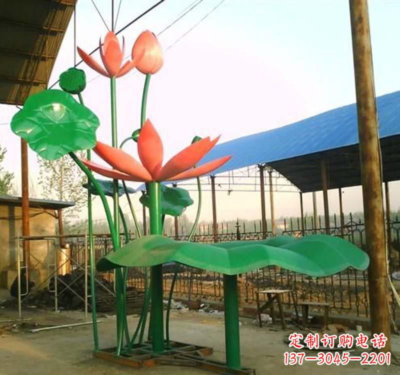 荷花雕塑 - 不锈钢/荷花/公园 荷花雕塑 - 不锈钢/荷花/公园