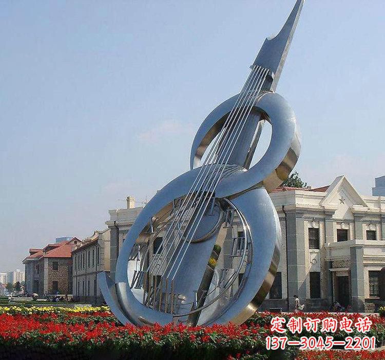 提琴雕塑 - 不锈钢/葫芦/提琴 提琴雕塑 - 不锈钢/葫芦/提琴